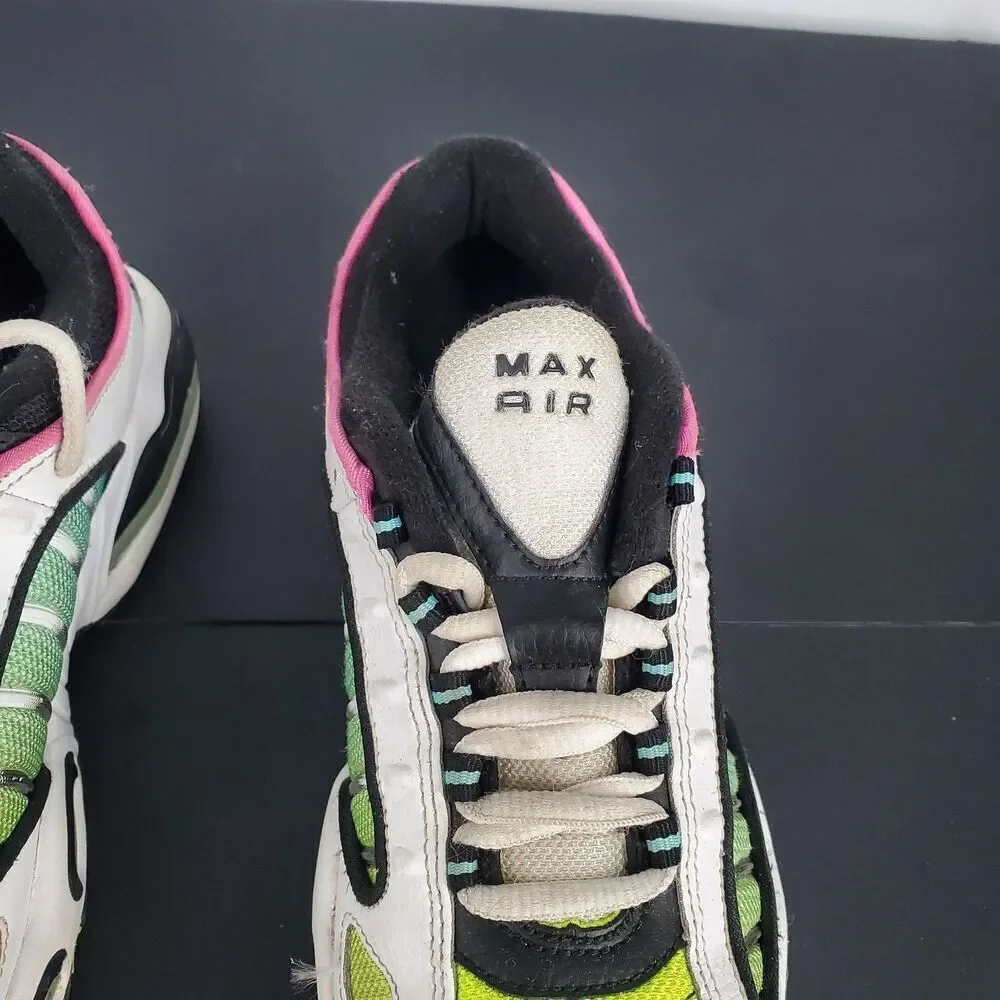 Nike Air Max Tailwind IV Shoes Youth Size 5Y White Volt BQ9810-102 GS Sneakers